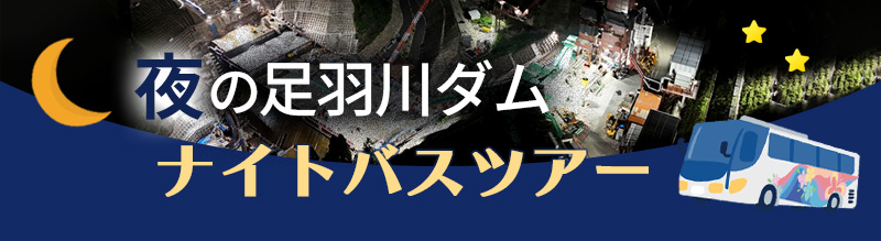 夜の足羽川ナイトバスツアー